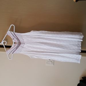 City Triangles white lace dress